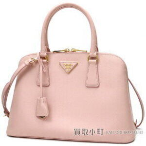 Prada Promenade Bag Saffiano Pink Calfskin Shoulder LUX ORCHIDEA TOP